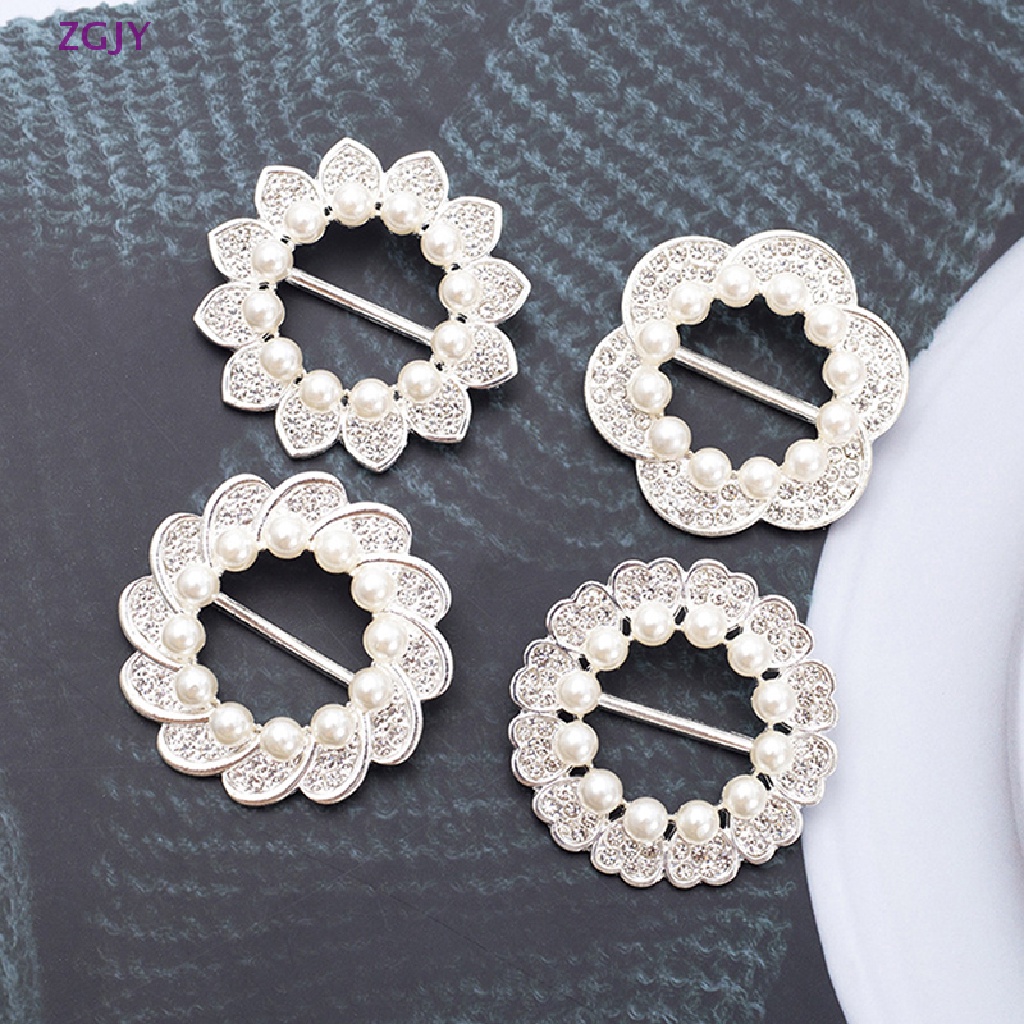 Trâm Cài Áo Hình Hoa / Trái Tim Đính Ngọc Trai Thanh Lịch Thời Trang Cho Nữ Mới