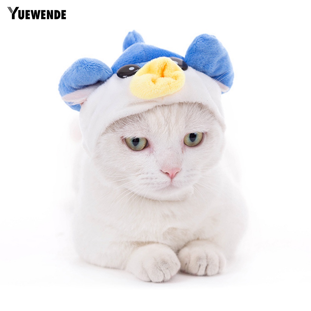Mũ Đội Đầu Mềm Mại Hình Động Vật Hoạt Hình Đáng Yêu Dành Cho Thú Cưng
