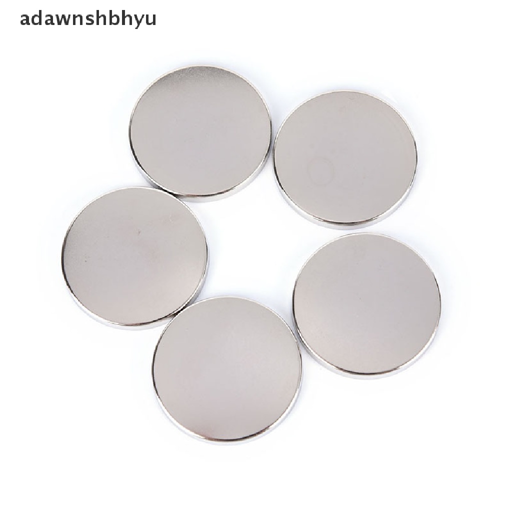 Set 5 / 15 Khay Thiếc Tròn Rỗng Từ Tính 36.5MM Đựng Phấn Mắt
