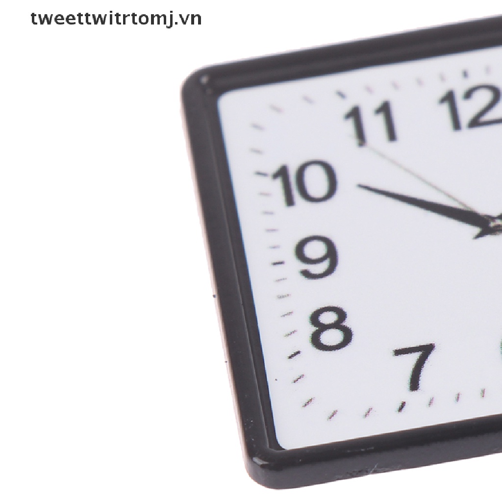 Đồng Hồ Treo Tường Trang Trí Nhà Búp Bê Tỉ Lệ 1: 12