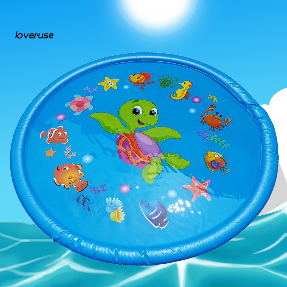 Đệm Nước Bơm Hơi Hình Rùa Biển Cho Bé Chơi Mùa Hè
