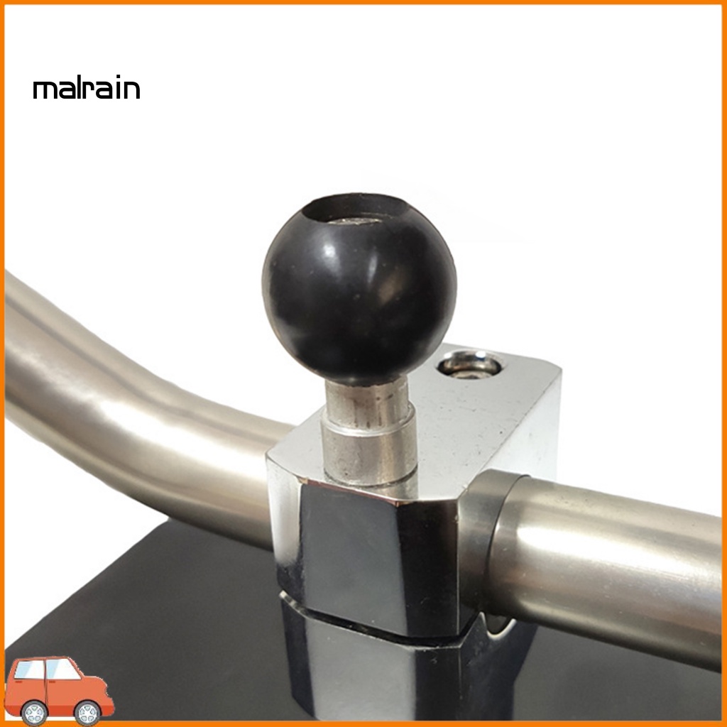 1 Bộ Giá Đỡ Điện Thoại Màu Bạc Đen Thông Dụng Cho Xe Máy Ba Bánh