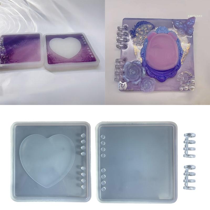 Khuôn Silicone Làm Mặt Dây Chuyền / Đồ Trang Sức Hình Quyển Sổ Tay DIY