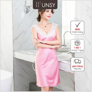 Đồ Ngủ Sexy❣️Đầm Quyến Rũ❣️[FreeShip-Có Video Thật]❣️ Lụa Satin Dáng Sang Trọng Đẹp Xuất Sắc
