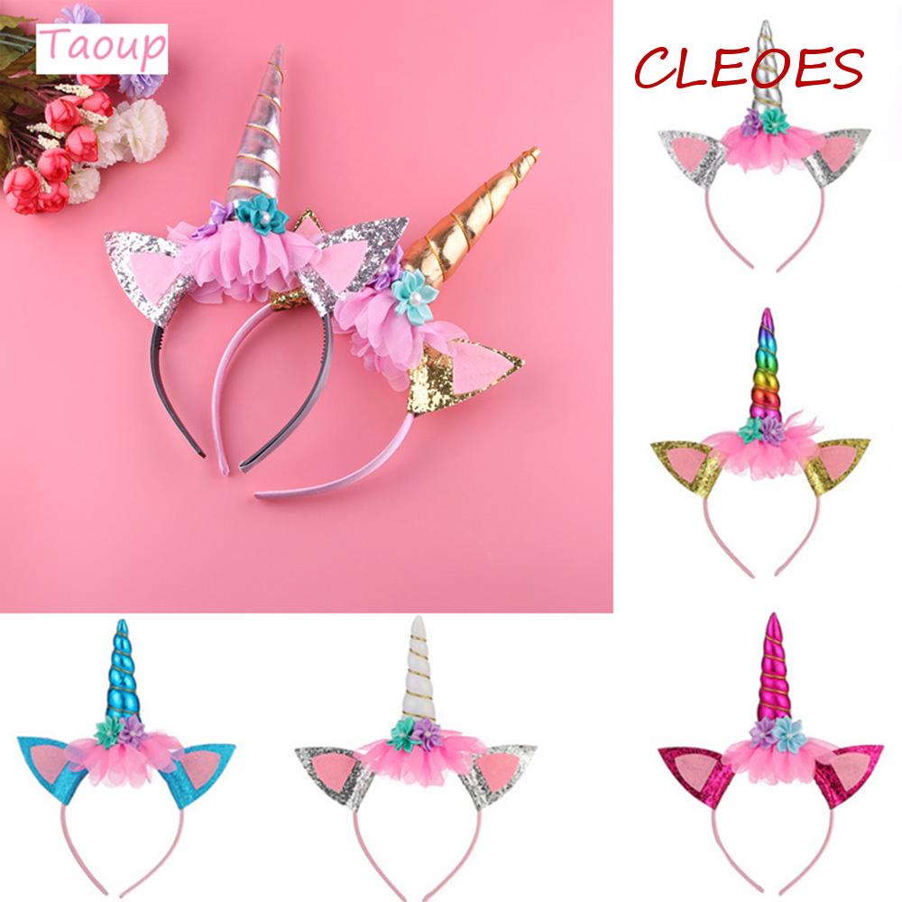 Băng Đô Cài Tóc Hình Sừng Kỳ Lân Dễ Thương