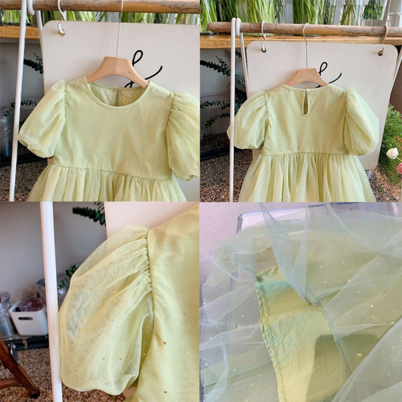 Khung Treo Đồ Dùng Em Bé Tiện Dụng Chất Lượng Cao❤Đầm Công Chúa Tay Ngắn Phồng Thoáng Khí Thời Trang Mùa Hè Phong Cách Hàn Quốc Cho Bé Gái