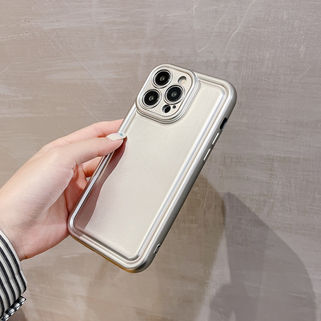 Ốp Điện Thoại TPU Mềm Nhám Bảo Vệ Ống Kính Máy Ảnh Toàn Diện Cho iPhone 14 13 12 11 PRO MAX