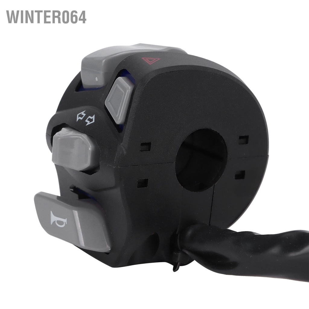 Winter064 Nút điều khiển công tắc tay lái xe máy 22mm Chống nước phổ biến cho đèn báo rẽ