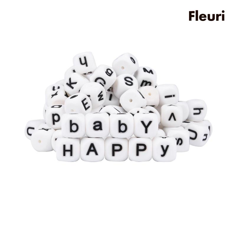 Set 26 Hạt Silicone In Chữ Cái Tiếng Anh Làm Vòng Tay Thủ Công