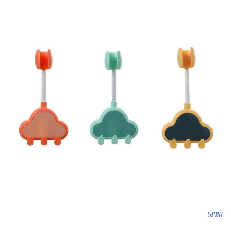 Giá Đỡ Đầu Vòi Hoa Sen Hình Đám Mây Xoay 360 Độ Tùy Chỉnh Tiện Dụng°Giá Đỡ Điện Thoại Gắn Tường Kèm Móc Tiện Dụng