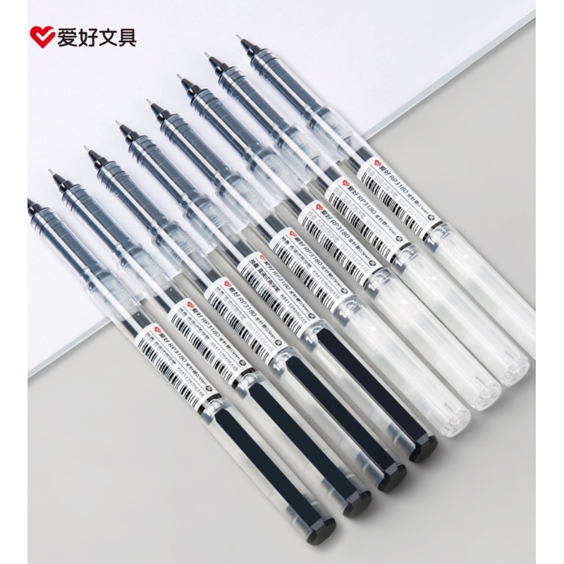 Bút Bi Mực Đen Đỏ Ngòi 0.5mm