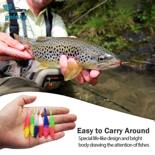 Galaxy Set 20 Mồi Giả Nhử Cá 5.5cm 1.2g Bằng Nhựa Mềm Chất Lượng Cao