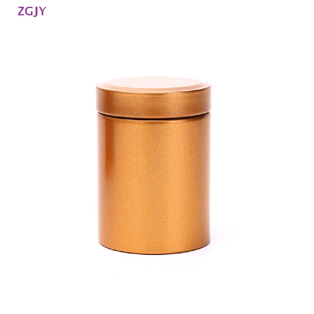 Hũ Đựng Trà Bằng Kim Loại Nhôm Chống Rỉ Kích Thước Nhỏ Gọn Tiện Dụng Mang Theo Du Lịch Mới