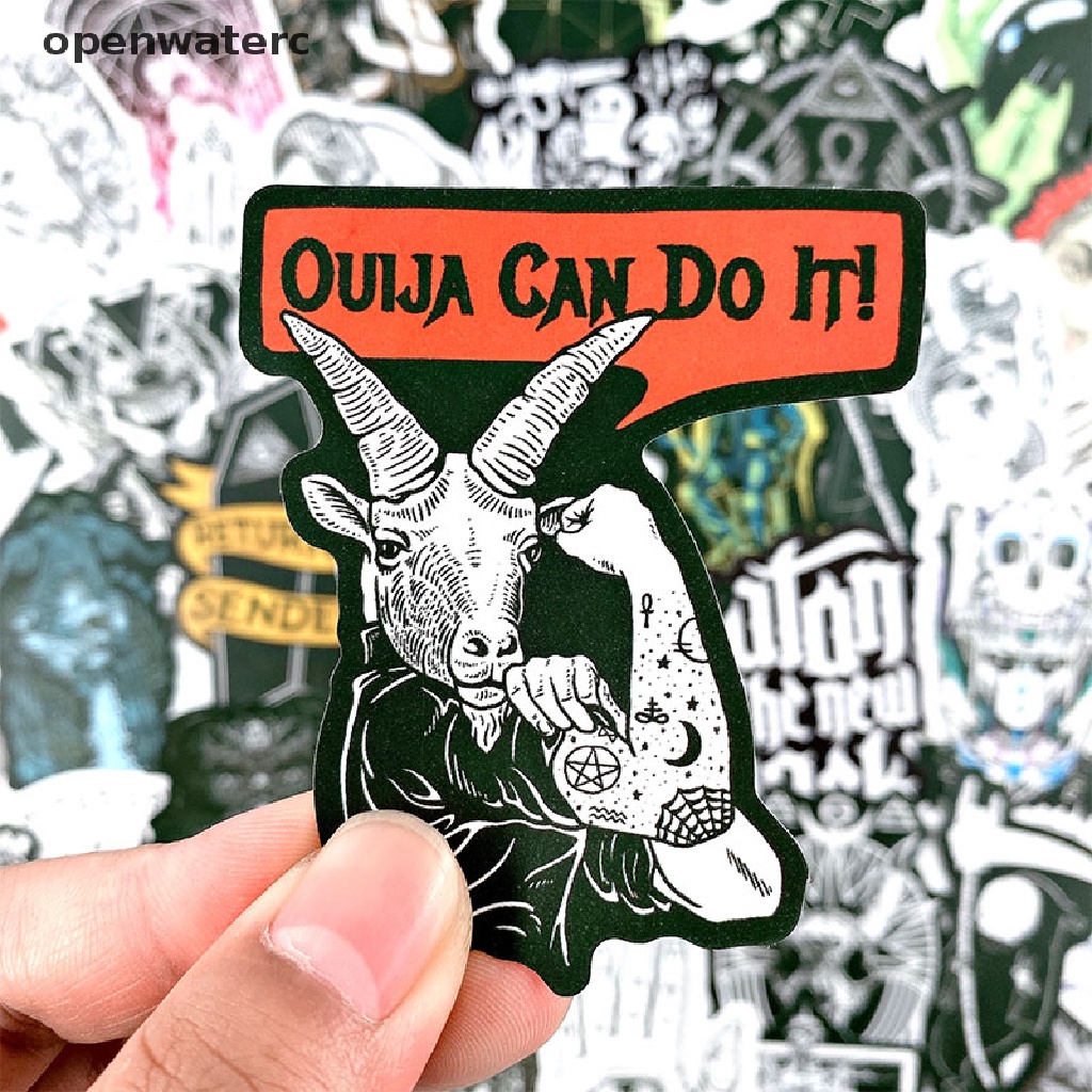 Bộ 50 Miếng Dán Hoạt Hình Trang Trí Ván Trượt DIY