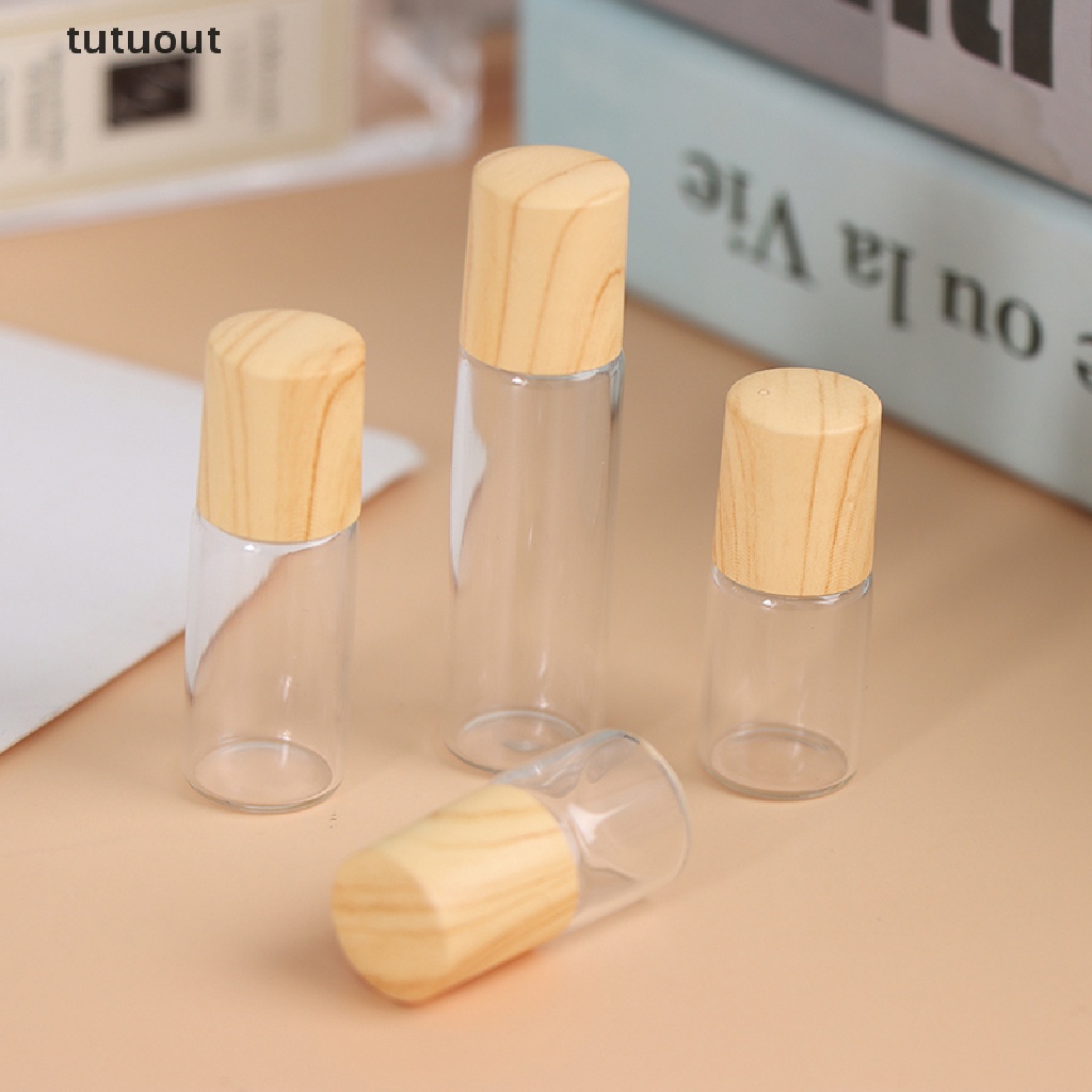 Bình Thủy Tinh Rỗng Cuộn Tròn Có Thể Đổ Đầy 1 / 2 / 3 / 5 ml