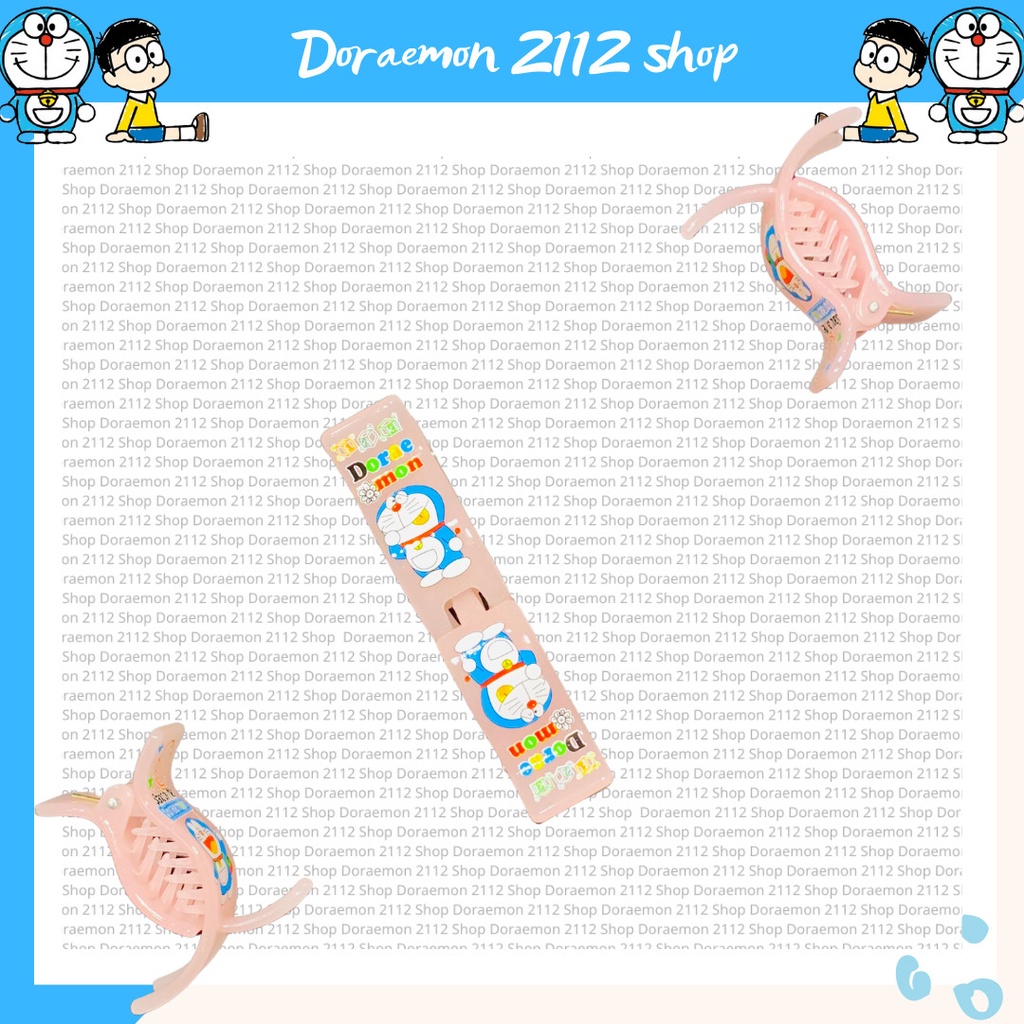 KẸP TÓC CÀNG CUA DORAEMON 3 răng đáng yêu