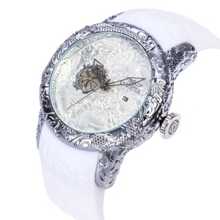 Invicta đồng hồ nam hiển thị ngày, dây cao su, bản lớn, thời trang