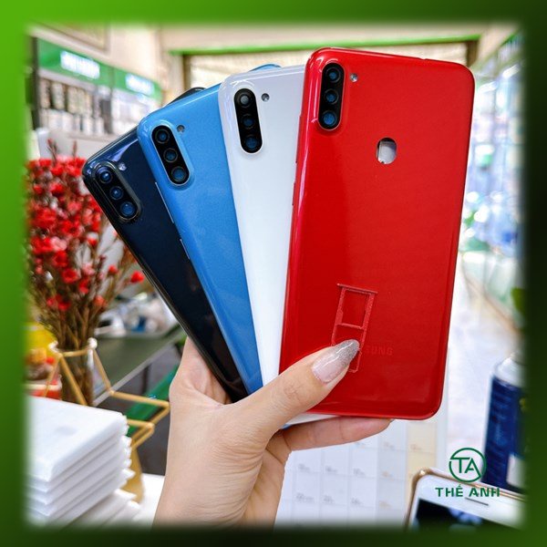 Bộ vỏ Samsung A11 chính hãng , A115 zin chuẩn dọn nấu máy hàng như hình.