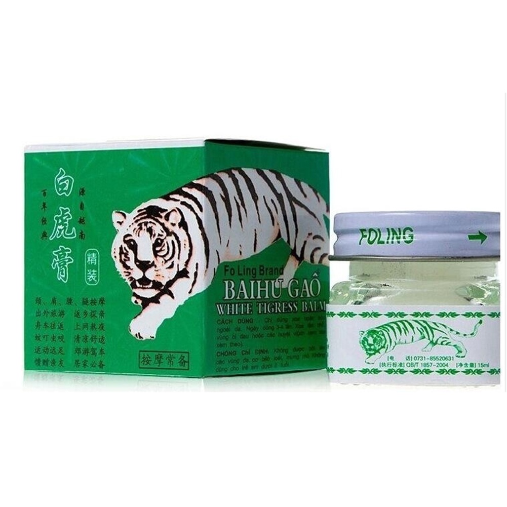 Dầu Hổ Trắng Việt Nam 15g Giúp Giảm Đau Đầu Và Làm Dịu Cơn Đau Răng