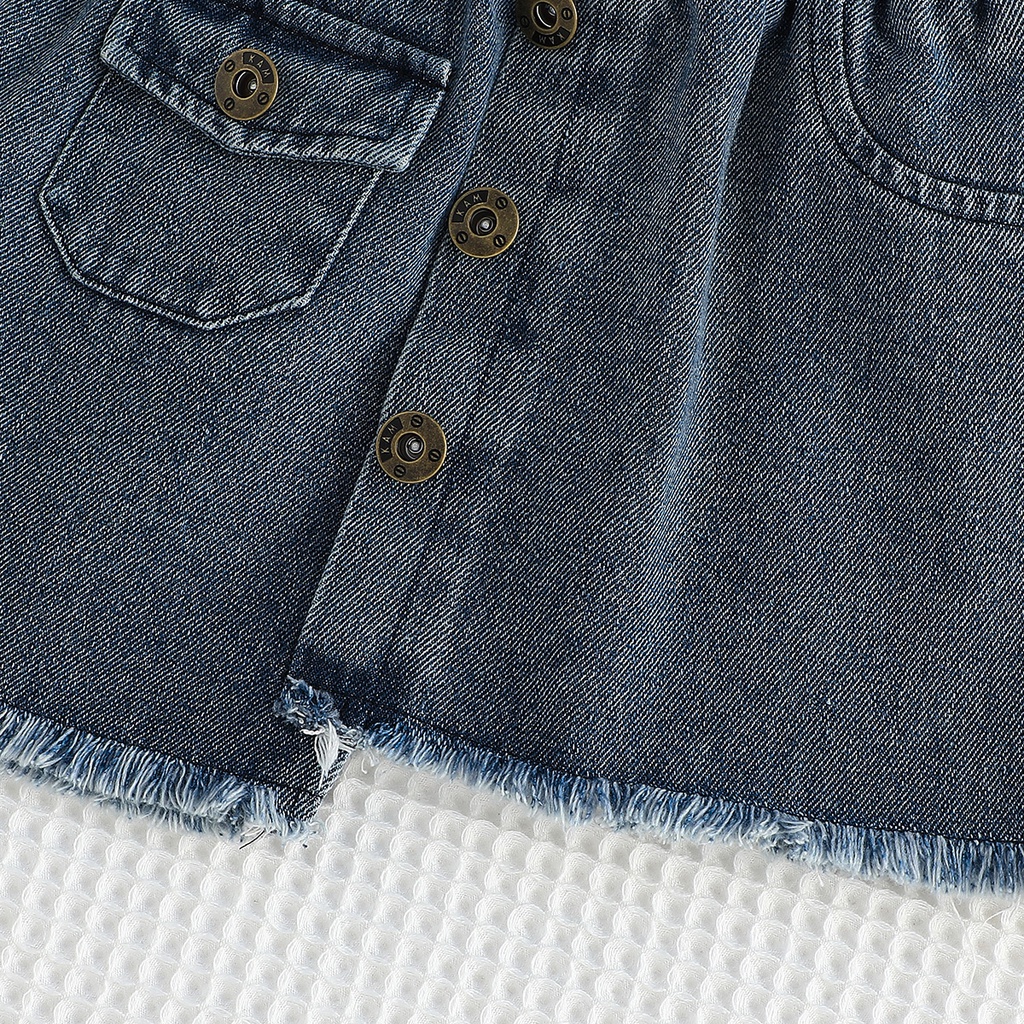 Combo bộ đồ bé gái 1-6 Tuổi Sát Nách Áo Ren Hoa áo hai dây Quần Short Denim set mùa hè thời trang cho bé trẻ em