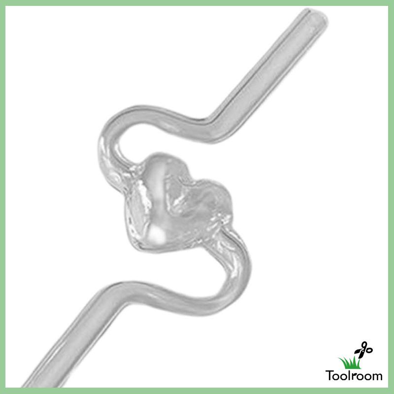 Ống Hút Thủy Tinh Cong Dễ Vệ Sinh Có Thể Tái Sử Dụng