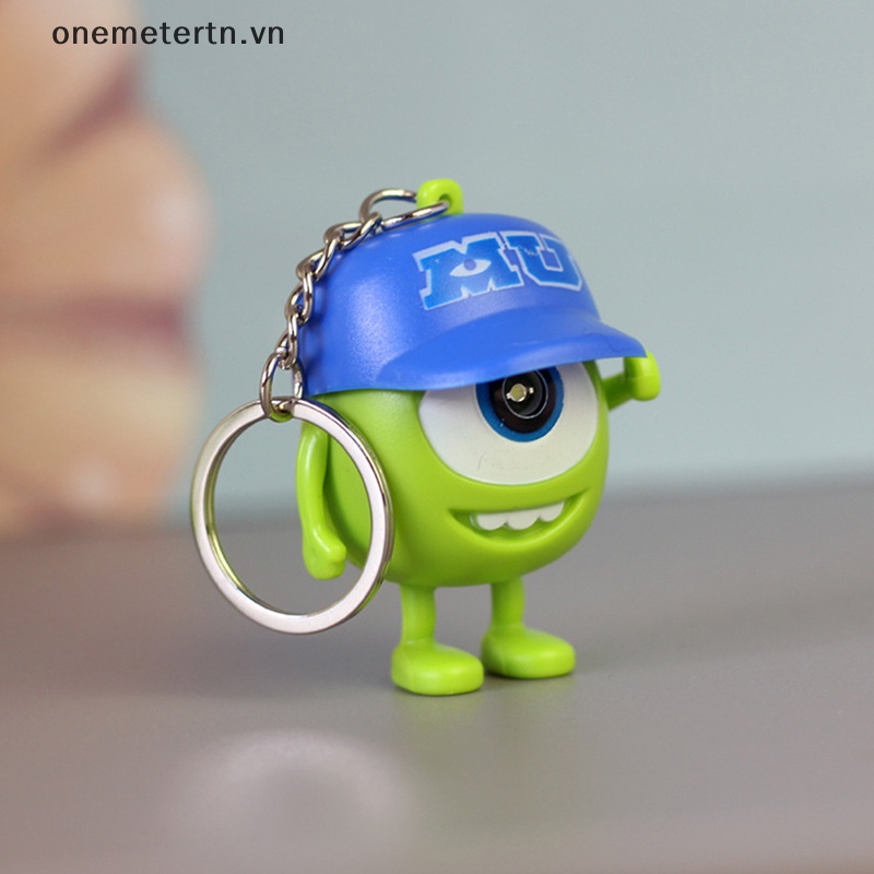 Móc Khóa Hình Nhân Vật Hoạt Hình Anime onemetertn Đội Mũ Lớn Có Đèn LED Và Âm Thanh