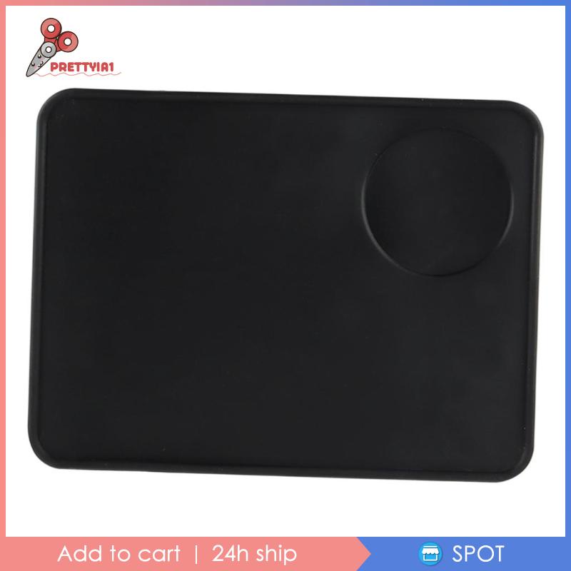 [Prettyia1] Tấm Lót Ly Bằng Silicone Cấp Thực Phẩm Chống Trượt Cho Barista