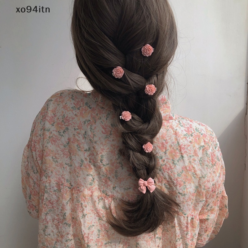 Set 5 Kẹp Tóc Nơ Nhỏ Xinh Xắn Thời Trang Nữ