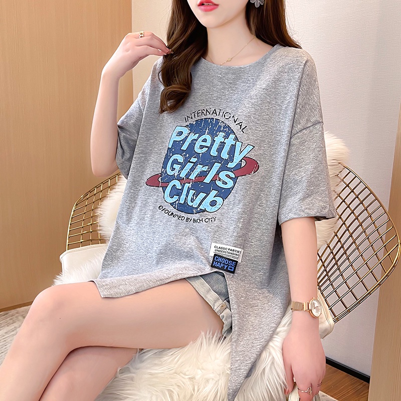 Áo thun NRVP tay ngắn 2023 in họa tiết phong cách Hàn Quốc