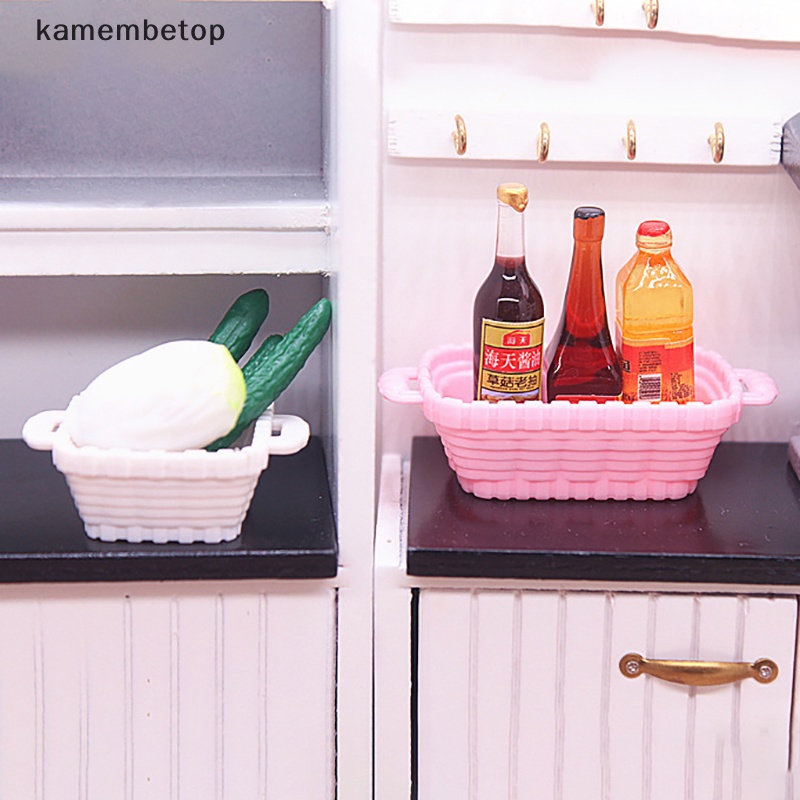 Giỏ Đựng Trái Cây Và Rau Củ Mini Trang Trí Nhà Búp Bê