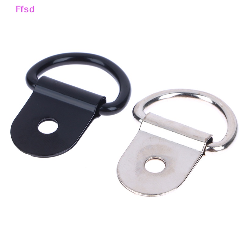 {Ffsd} Bộ 10 Móc Kéo Dây Hình Chữ D Bằng Thép Không Gỉ Hàng Bán Chạy *