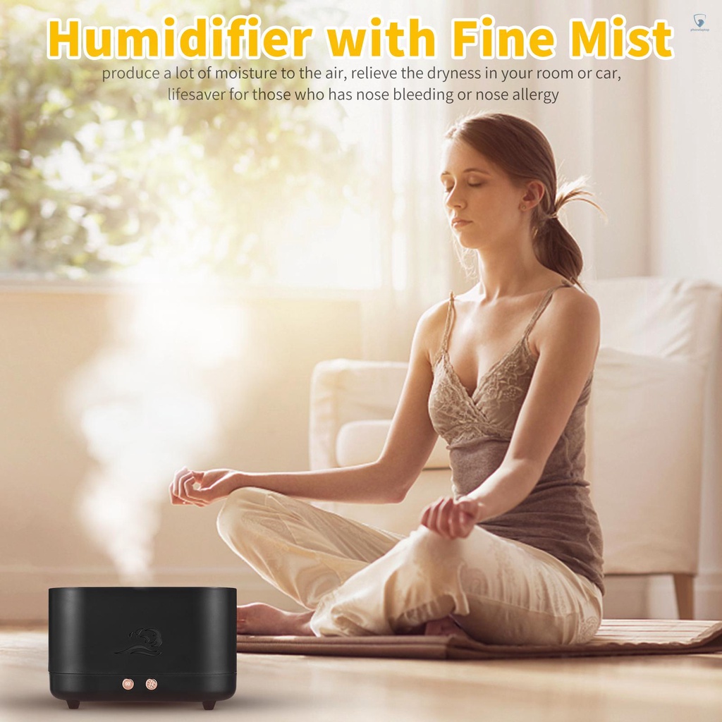 (laptvn) Máy Khuếch Tán Tinh Dầu 3 Trong 1 Có 2 Độ Sáng 225ml Yên Tĩnh Tạo Độ Ẩm Không Khí Tự Tắt Tắt Bảo Vệ H