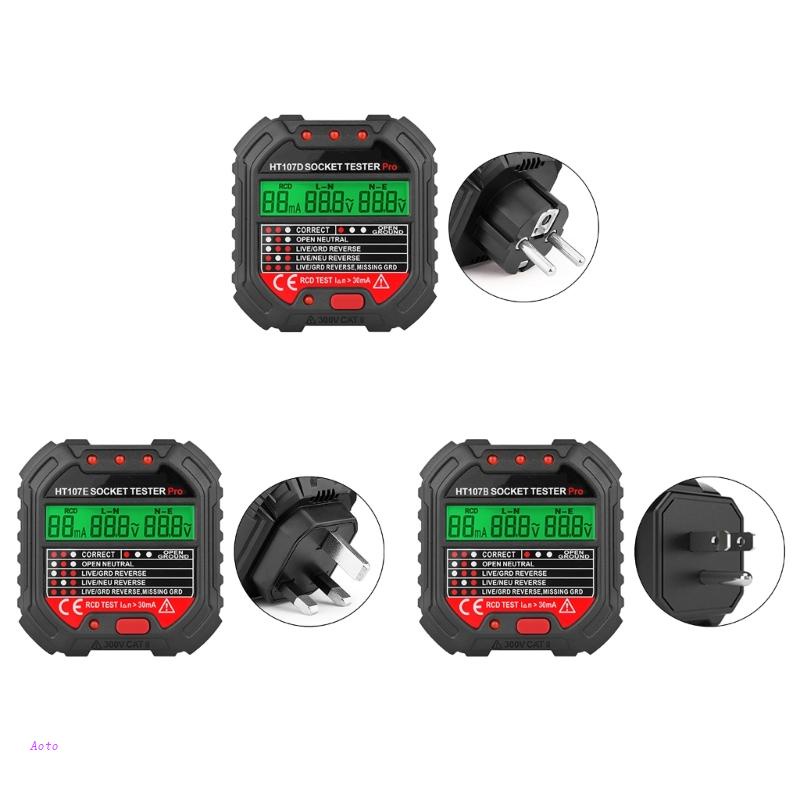 Thiết Bị Kiểm Tra Rò Rỉ Điện Áp RCD Gọn Nhẹ
