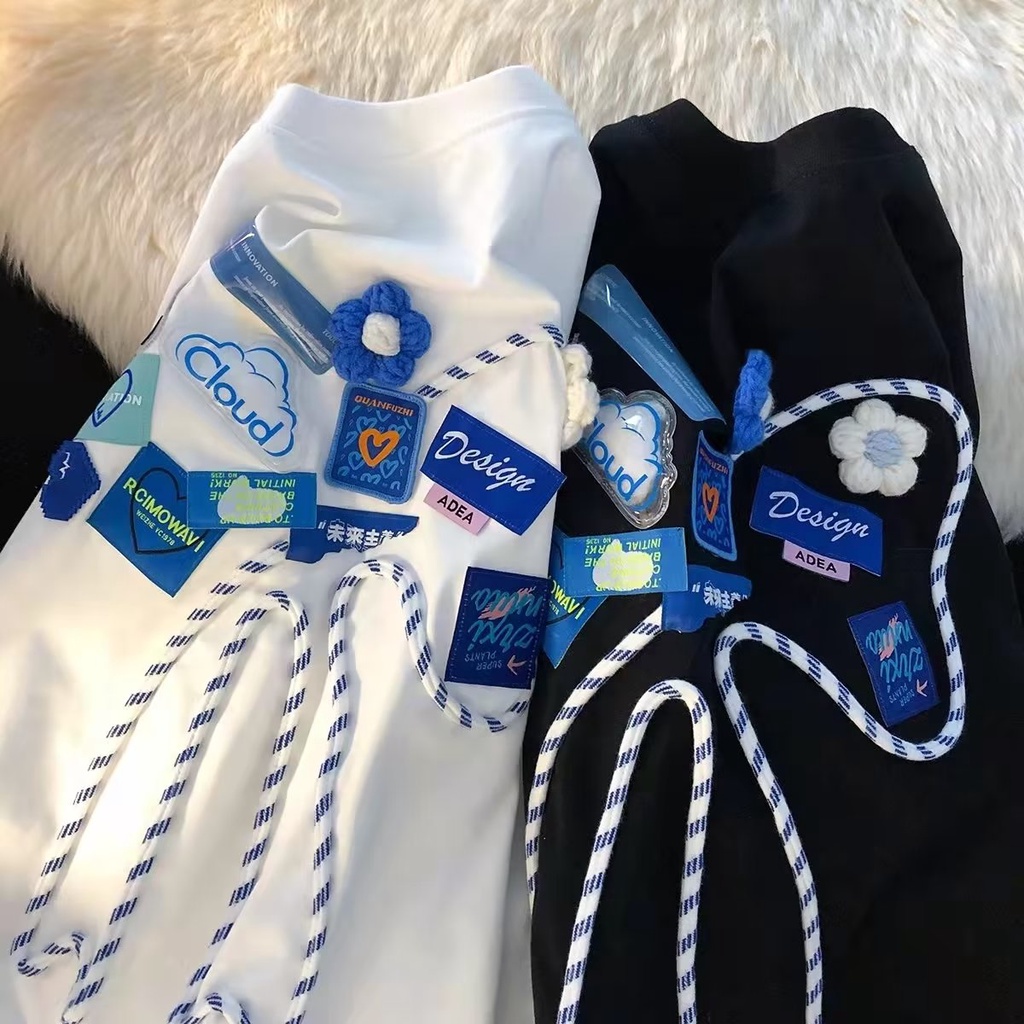 Áo Thun Cổ Tròn Dáng Rộng Phong Cách Thời Trang Đường Phố Cho Nam Giới