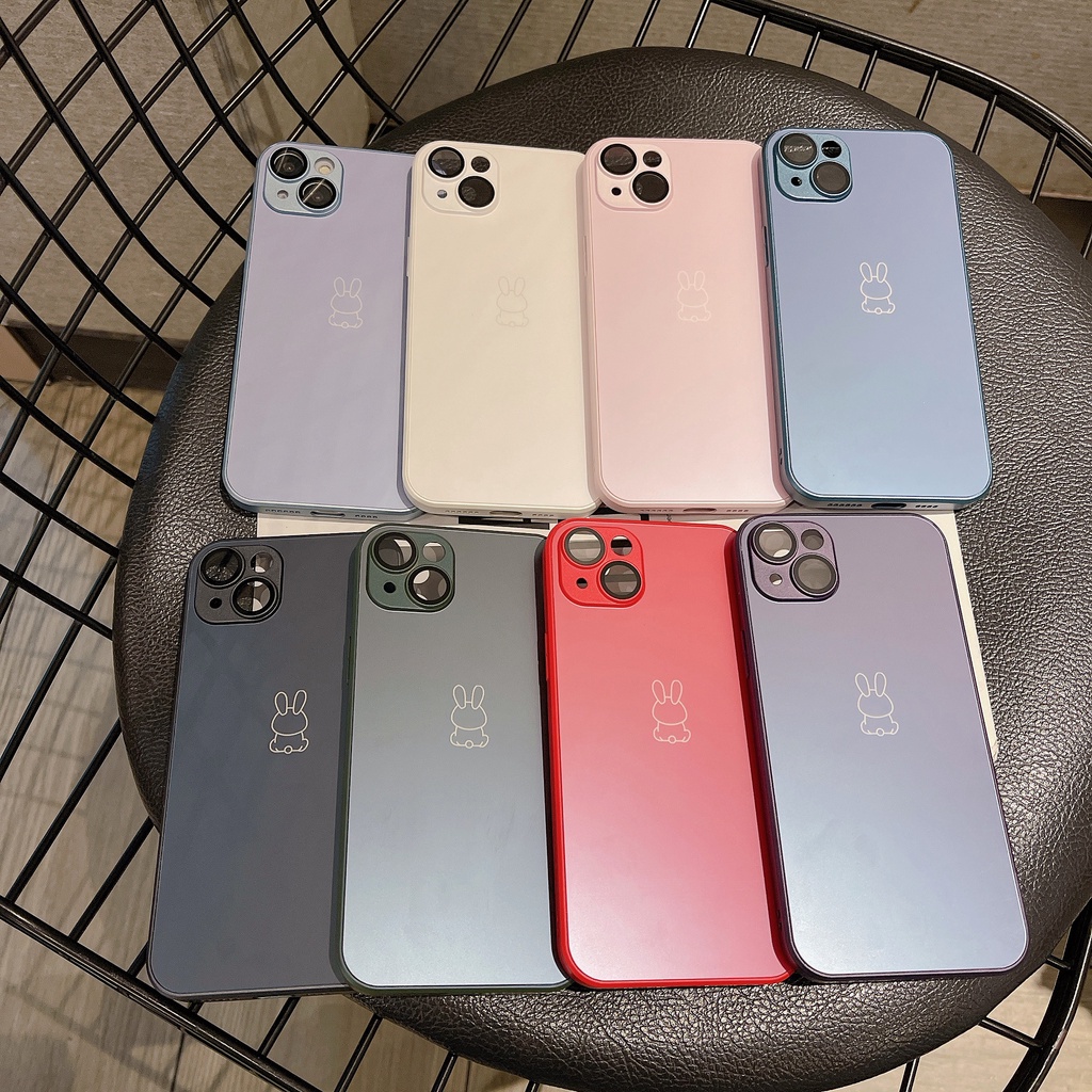 Ốp Điện Thoại Thời Trang Chống Sốc Màu Lạt Cho iPhone 11 12 13 14 PRO MAX XR XS 7 8 Plus