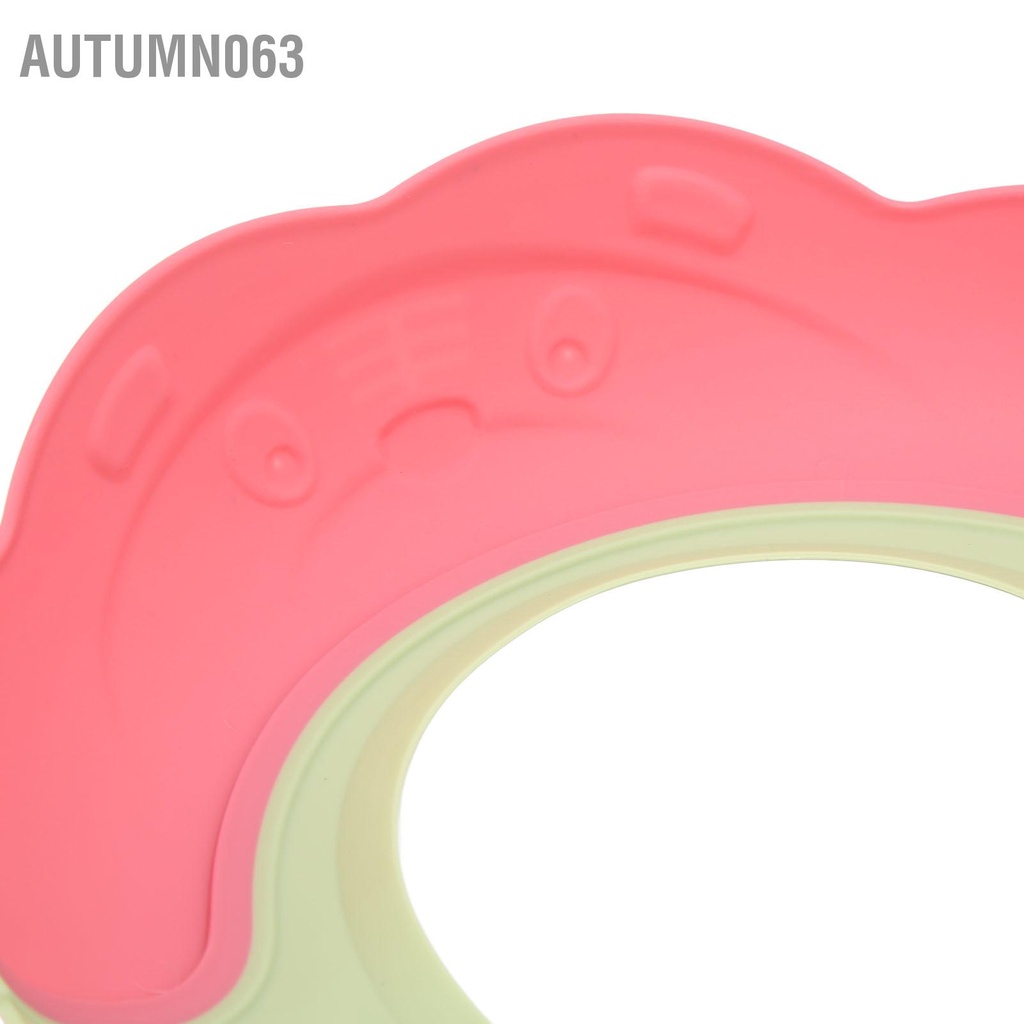 Autumn063 Tấm chắn gội đầu cho trẻ em Silicone chống thấm nước Đàn hồi mở rộng vành bé tắm có thể điều chỉnh