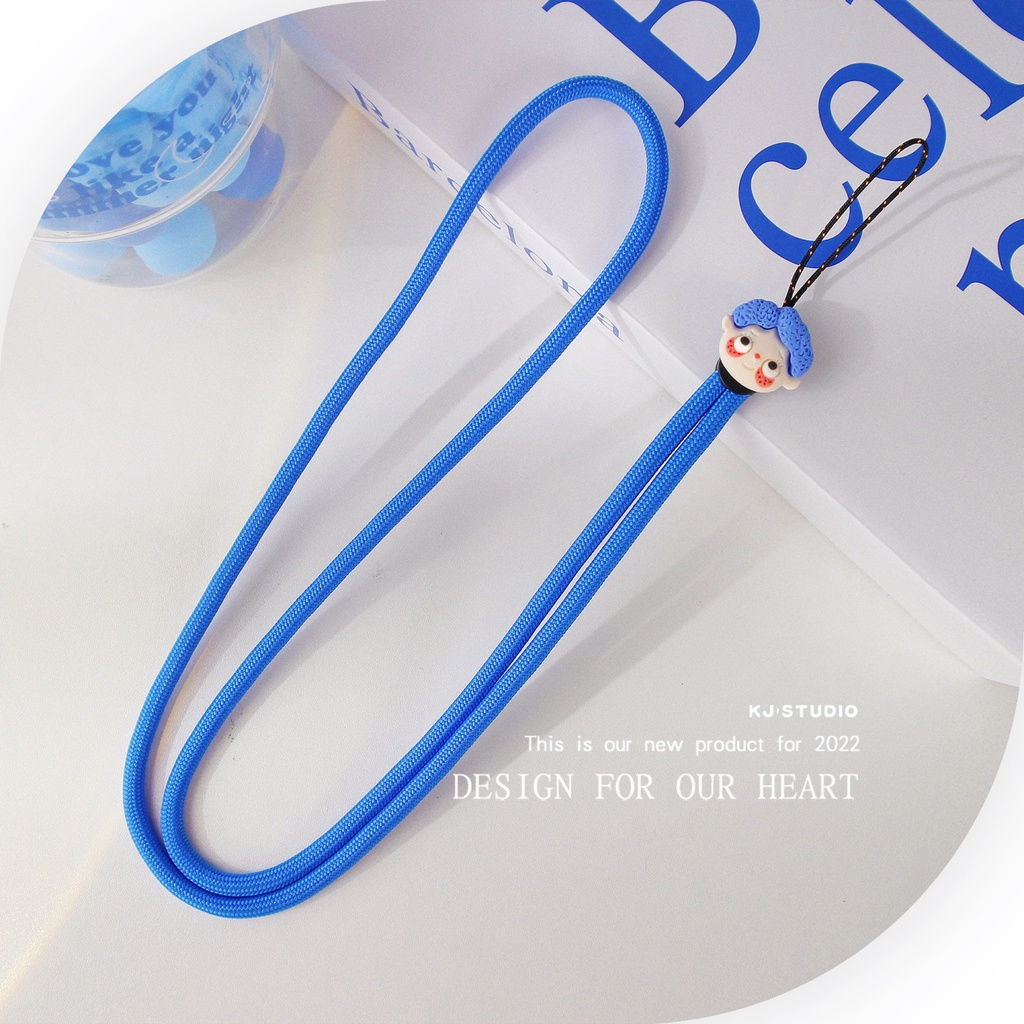 Dây Đeo Điện Thoại / Chìa Khóa Nhiều Màu Tùy Chỉnh Kèm Miếng Vá Thay Thế Tiện Dụng