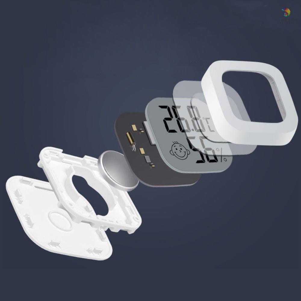 Đồng Hồ Đo Nhiệt Độ / Độ Ẩm Mini Màn Hình LCD Kỹ Thuật Số