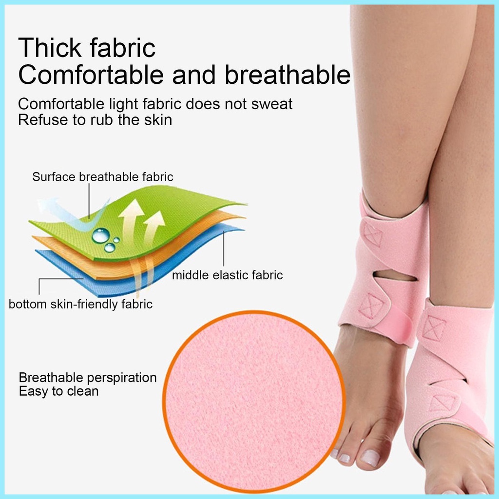 Đai Quấn Bảo Vệ Mắt Cá Chân Trọng Lượng Nhẹ Hỗ Trợ Luyện Tập Thể Thao Cho Nữ