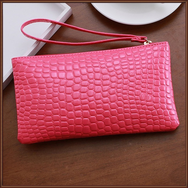 Ví Đựng Điện Thoại Màu Trơn Thời Trang Cho Nữ