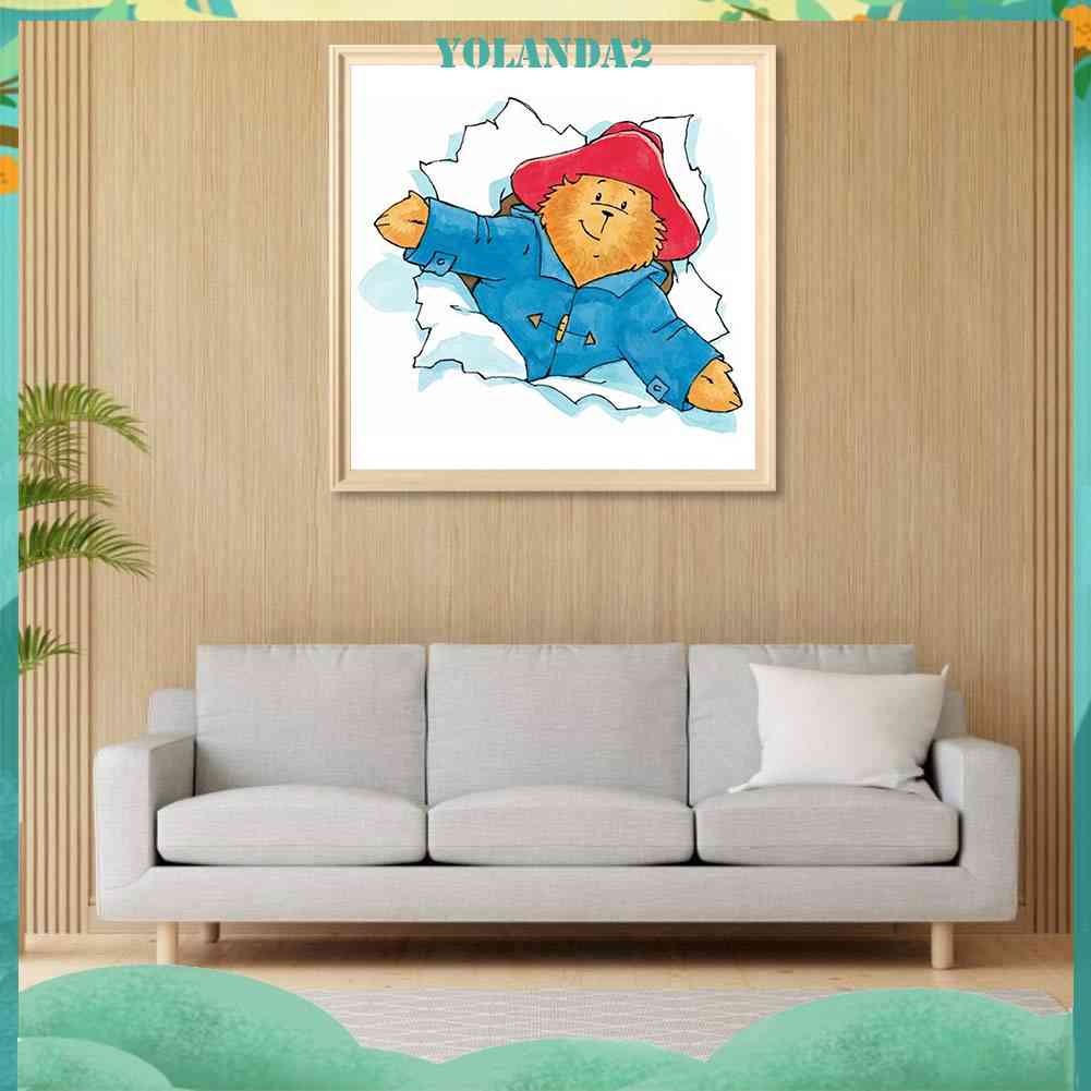 Bộ Tranh Đính Đá 5D Họa Tiết Bia Hoạt Hình Độc Đáo Diy Dùng Trang Trí Nhà Cửa