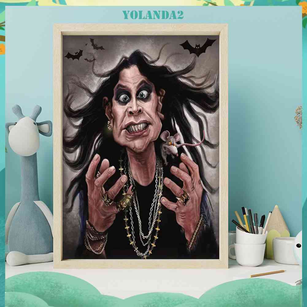 Tranh Đính Đá Kim Cương Toàn Bộ 5D DIY Hình Chân Dung Oz