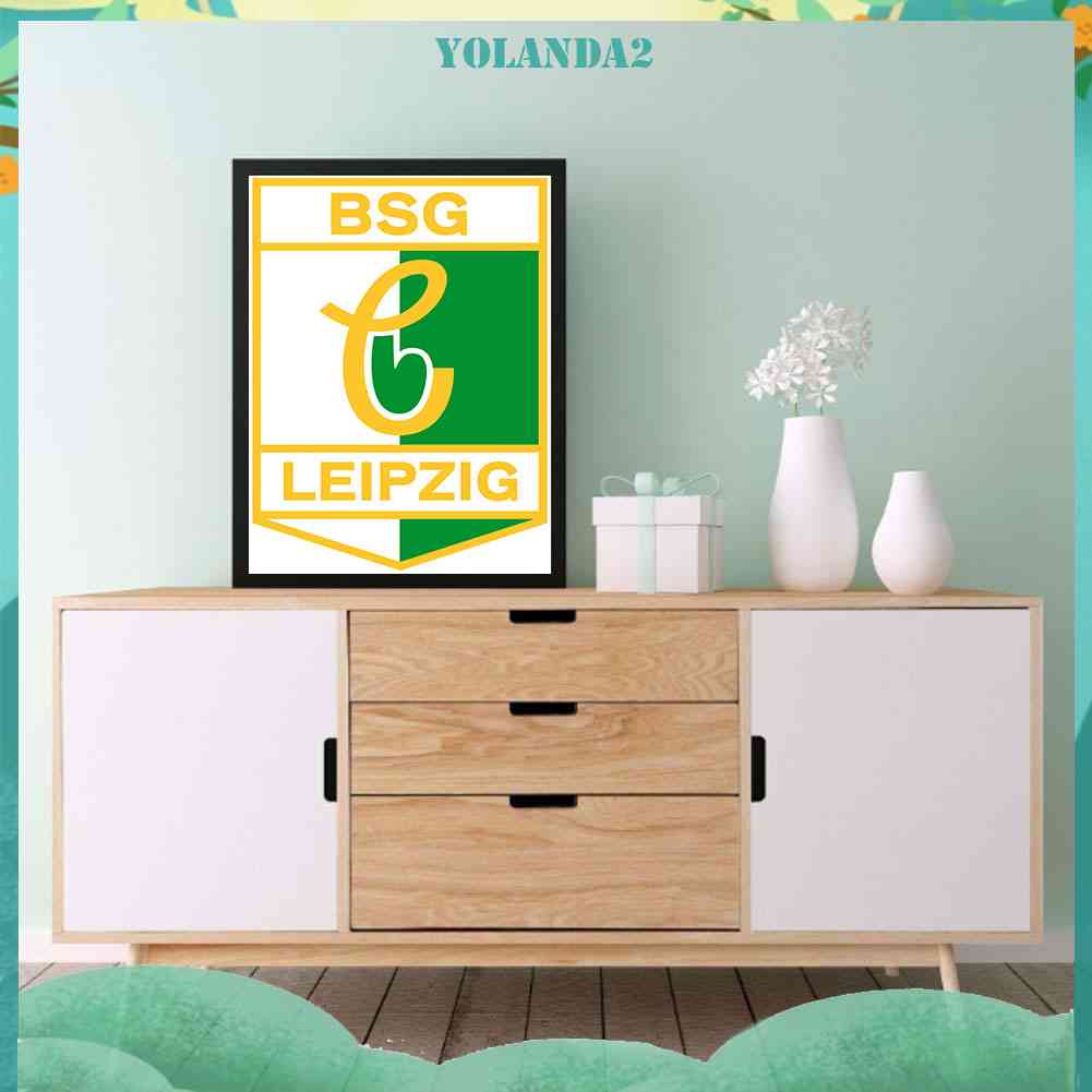 Bộ Tranh Đính Đá 5D Họa Tiết Logo Đội Chemie Leipzig Độc Đáo DIY BSG Chemie B4642