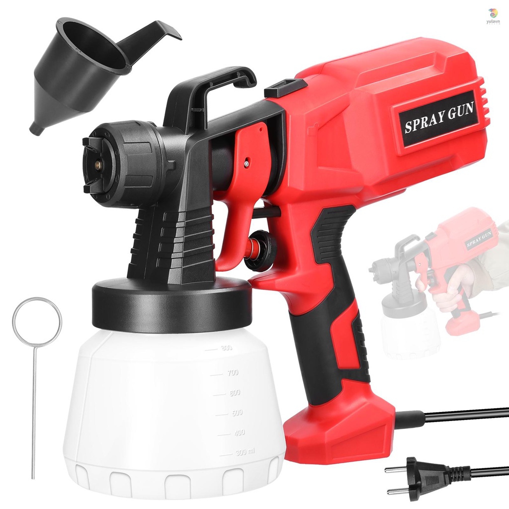 Máy Phun Sơn Áp Suất Cao 800ml Có Thể Tháo Rời Tiện Dụng