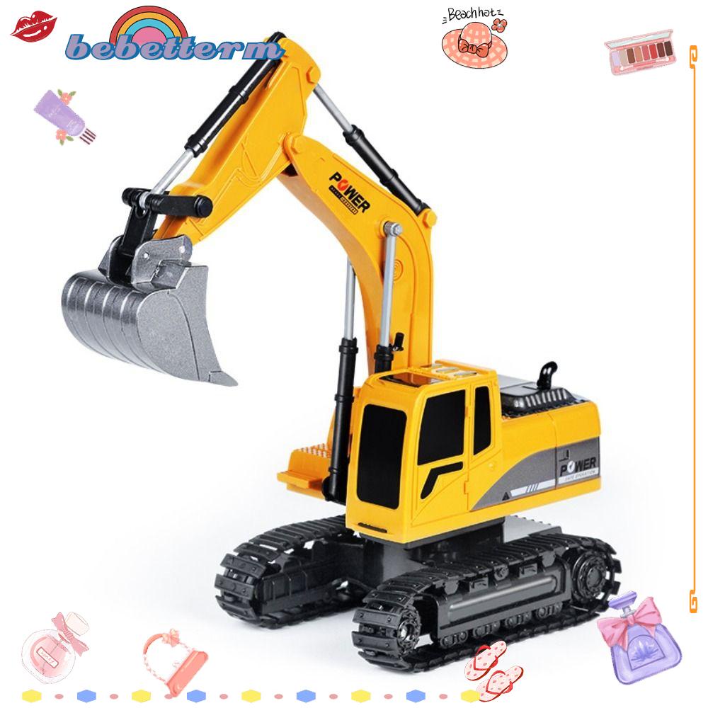 Mô Hình Máy Xúc Điều Khiển Từ Xa Màu Vàng Độc Đáo