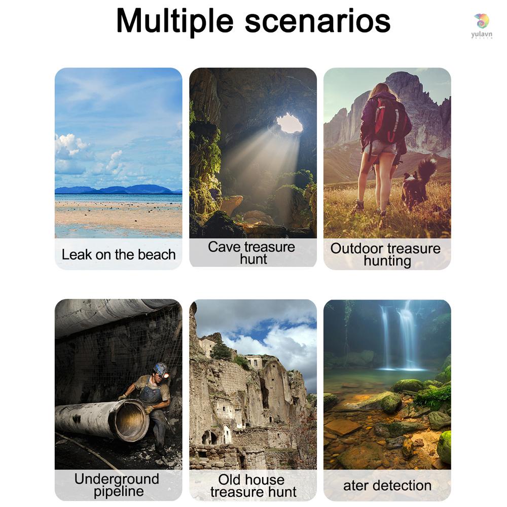 Máy Dò Tìm Kho Báu Kim Loại Chống Thấm Nước 360 Độ yala IP68 Bằng Kim Loại° Máy Dò Kim Loại Scan Ba Chế Độ Báo Động Đa Năng Cho Người Lớn Và Trẻ Em