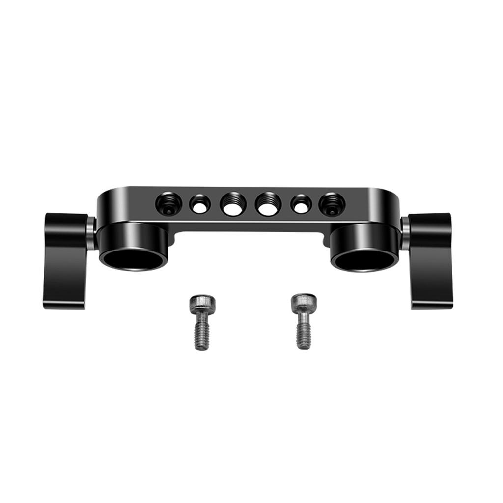 Feichao 15mm Thanh Kẹp 1 / 4 "3 / 8" Giá Treo Phô Mai Cho Máy Ảnh DSLR Vai Giàn Khoan Theo Dõi Hệ Thống Hỗ Trợ Tấm Trackblock Đế Chân Máy 5D2 5D3 550D