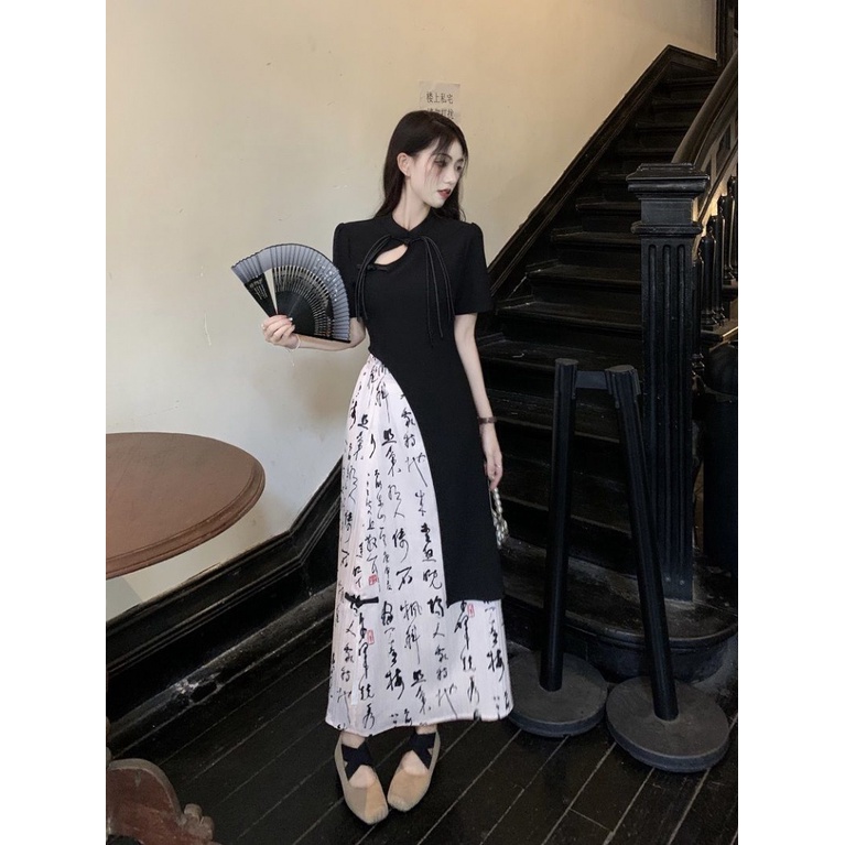 Áo Thun Ngắn Tay Phong Cách Trung Hoa Thời Trang Mùa Hè 2023 Cho Nữ 2022