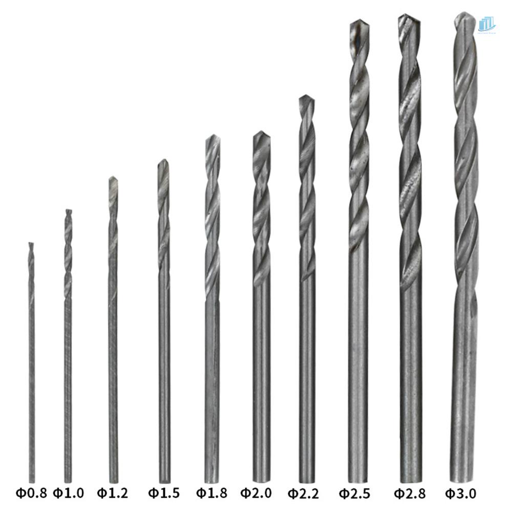 Set 12 Mũi Khoan Phẳng Mini 0.8mm-3.0mm HSS Đa Năng Chuyên Dụng Làm Đồ Gỗ DIY