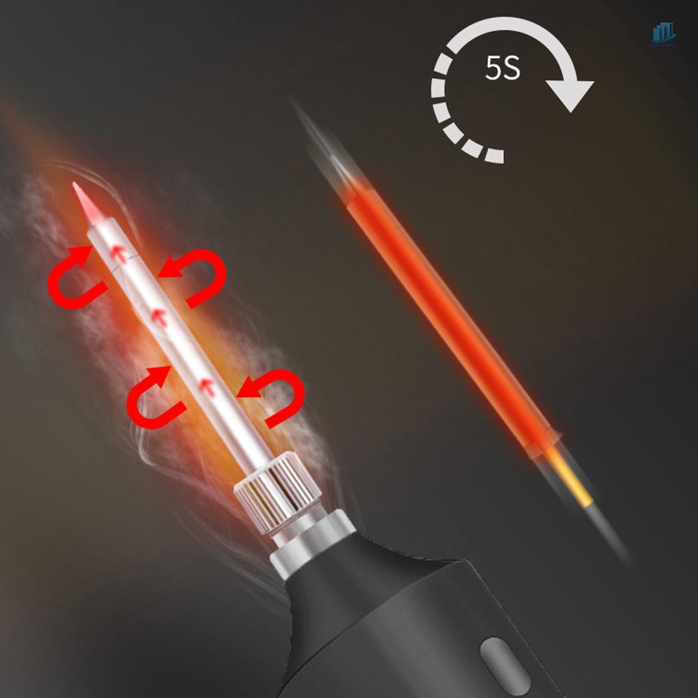 Bộ Mỏ Hàn Điện Mini Không Dây Sạc USB Có Thể Điều Chỉnh Nhiệt Độ